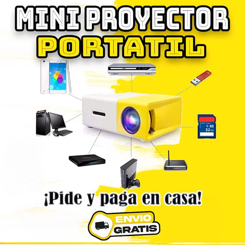 Image of MINI PROYECTOR LED PORTATIL